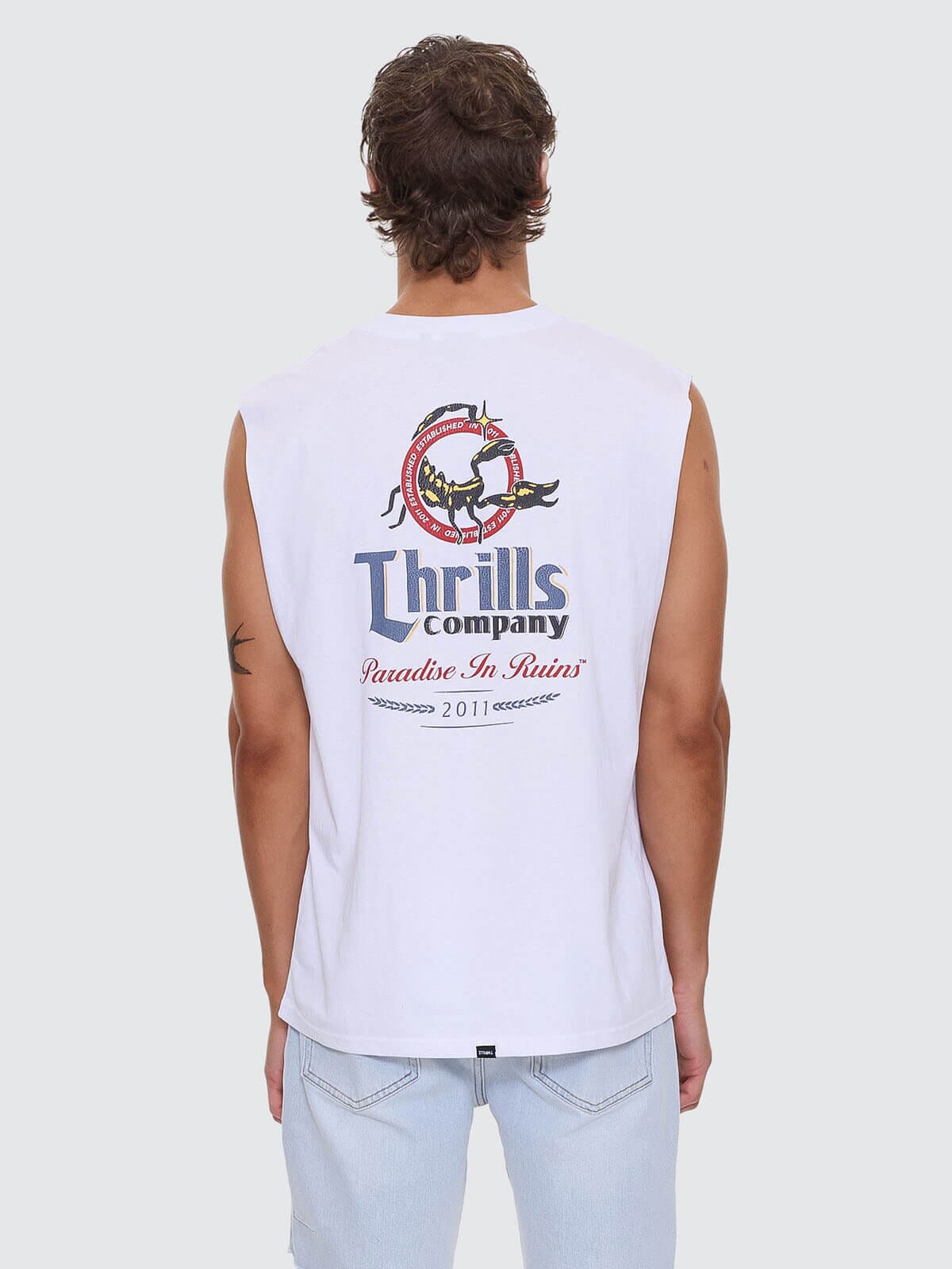 Banquet Merch Fit Muscle Tee - White XS