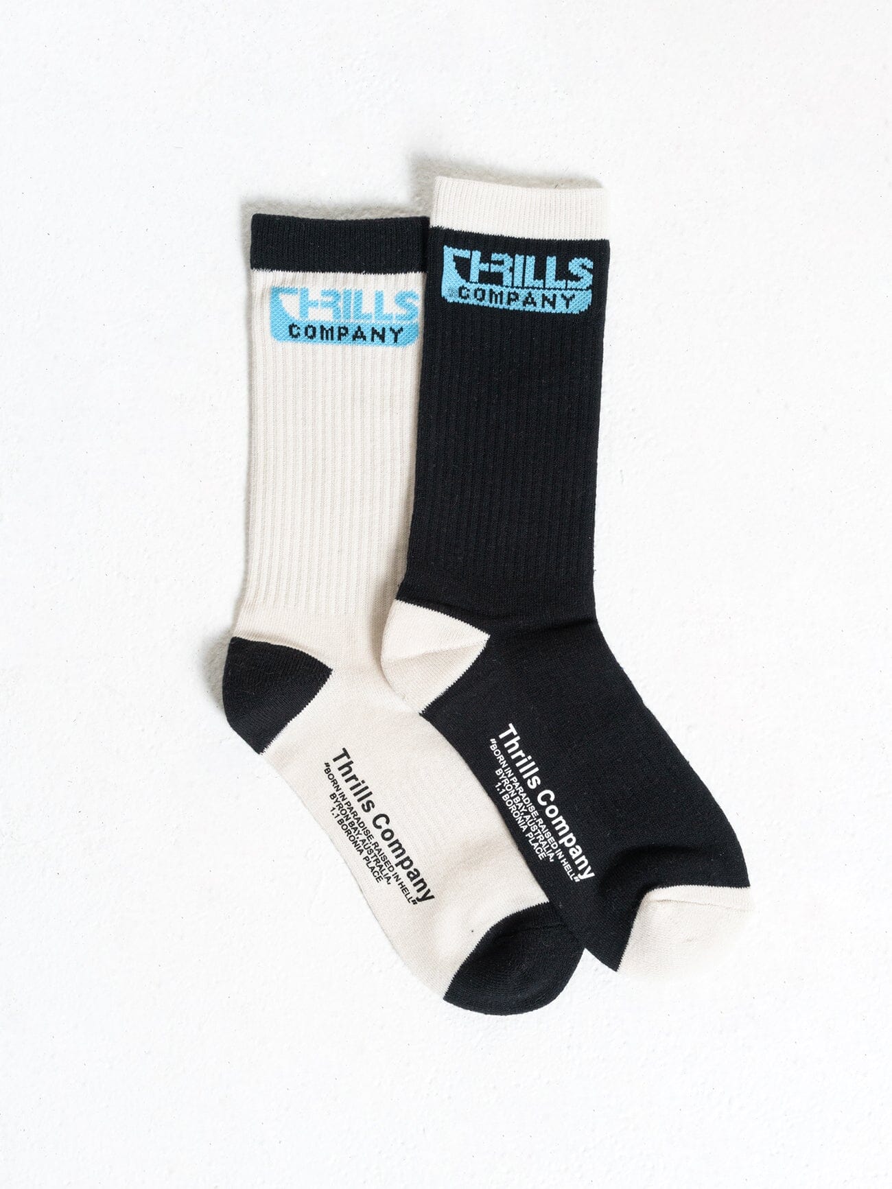 Services 2 Pack Sock - Fog - Black