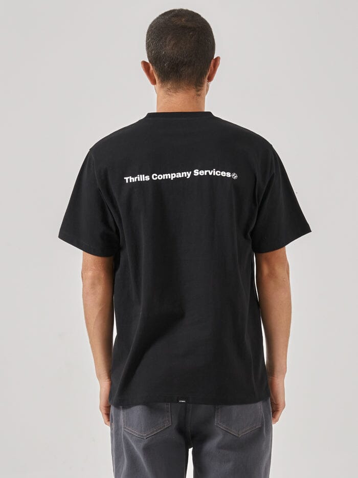 Services Merch Fit Tee - Black