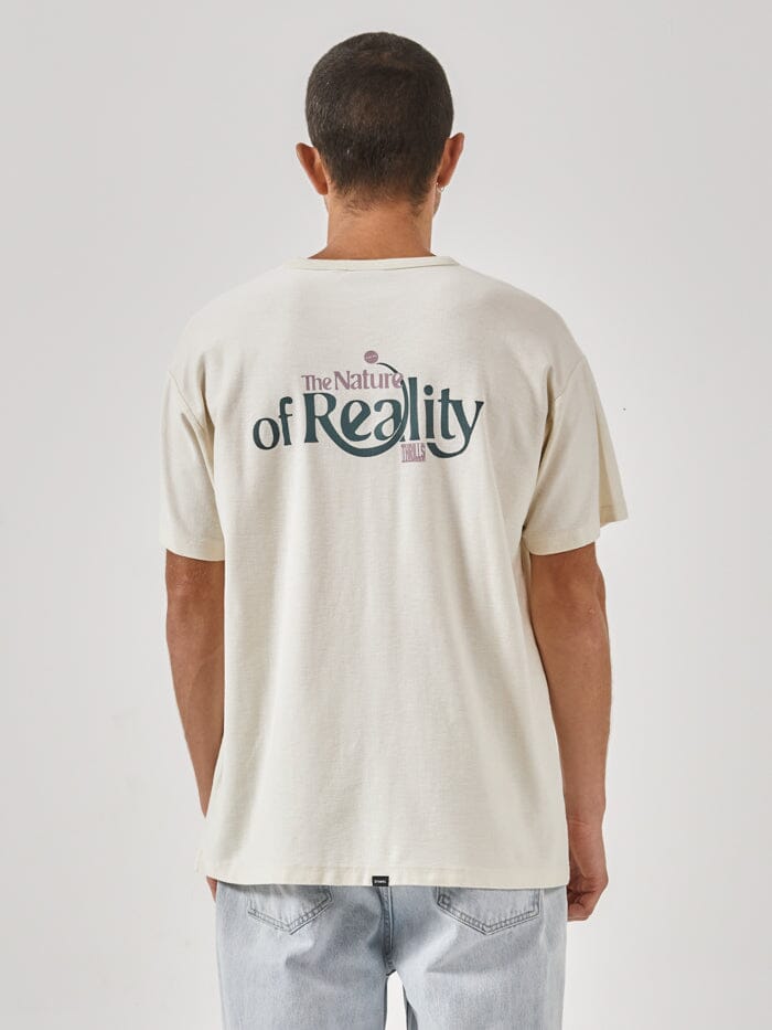 The Nature Of Reality Merch Fit Tee - Heritage White