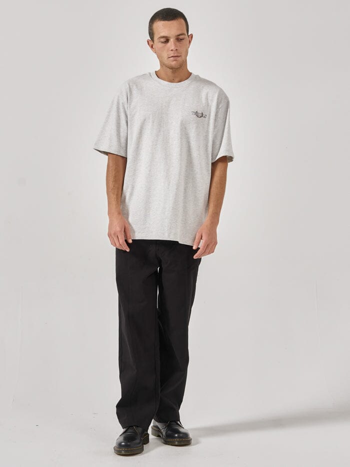Superior Oversize Fit Tee - White Marle