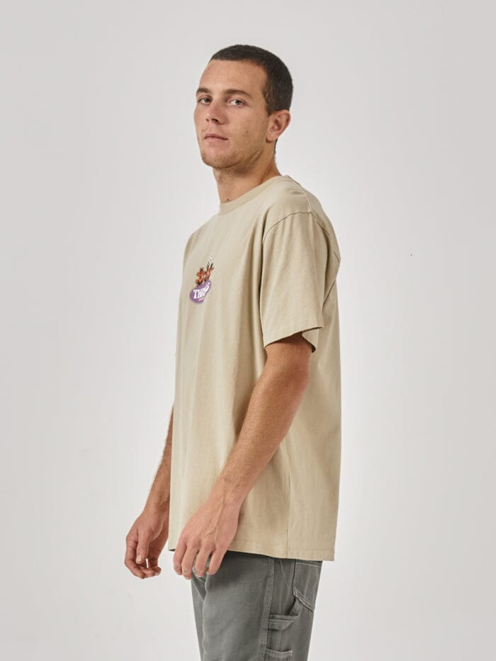 Hear No See No Merch Fit Tee - Sandstone