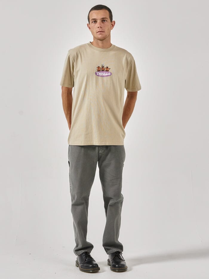 Hear No See No Merch Fit Tee - Sandstone