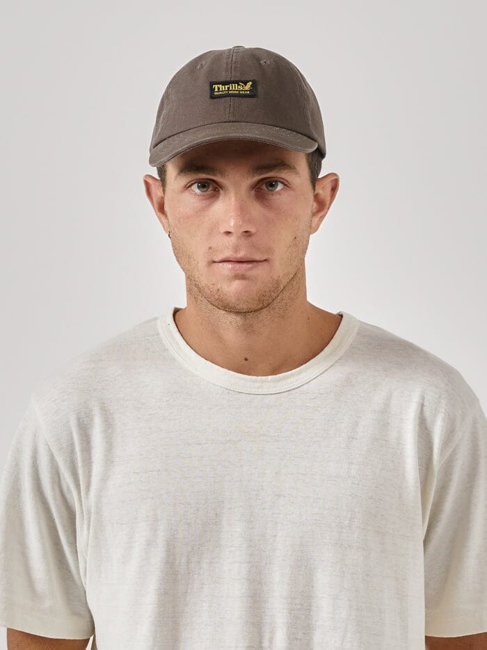 Thrills Union 6 Panel Cap - Tarmac