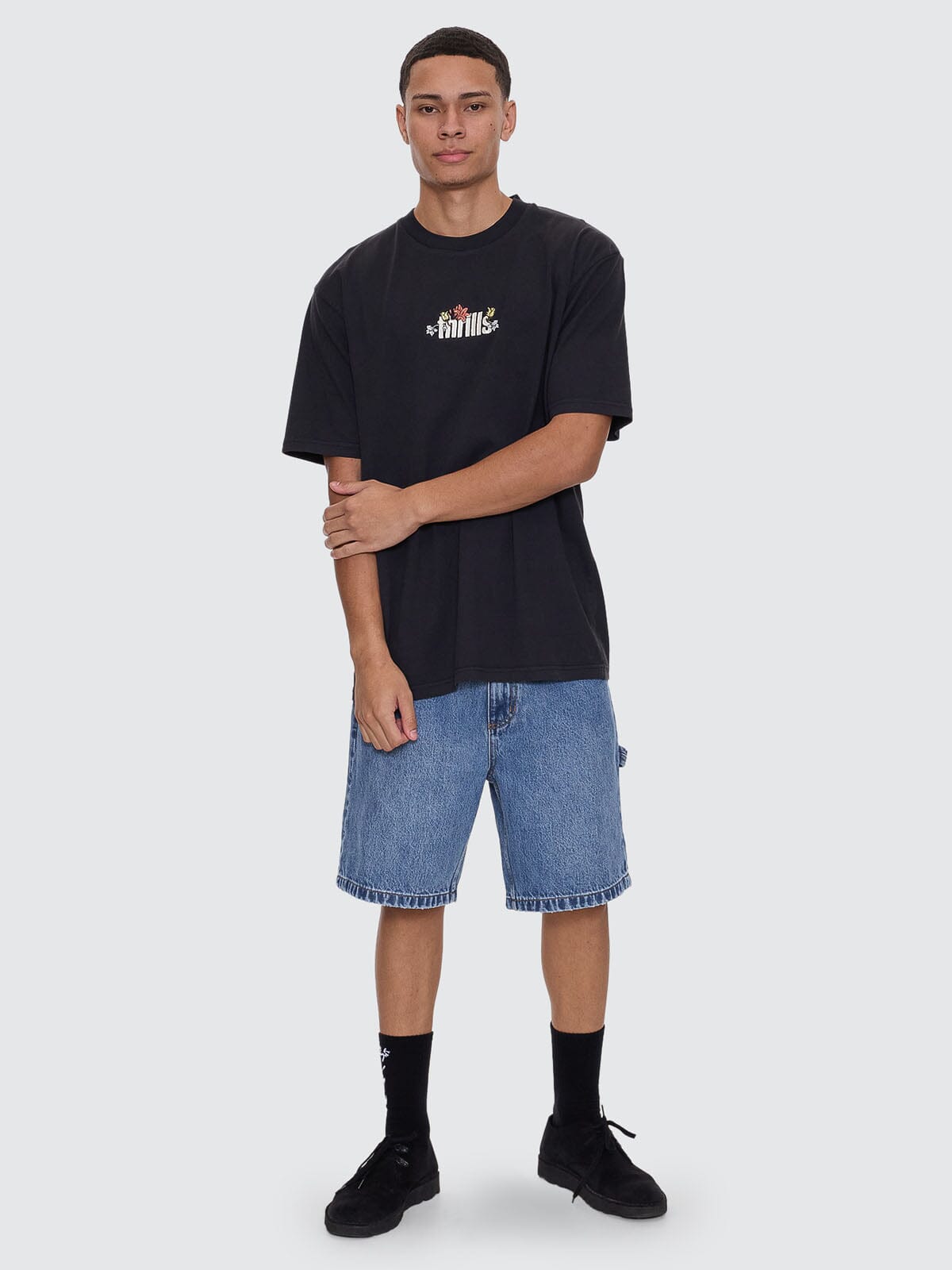 Natural Thrills Oversize Fit Tee - Twilight Black