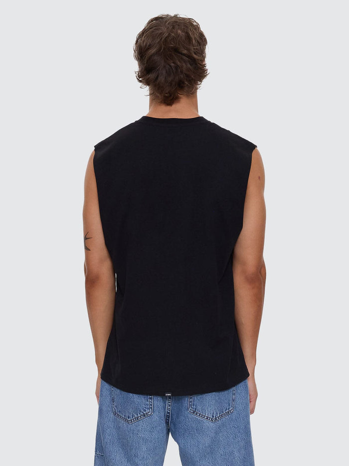 Logic Merch Fit Muscle Tee - Black