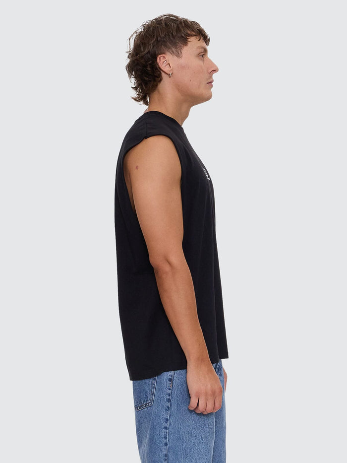 Logic Merch Fit Muscle Tee - Black