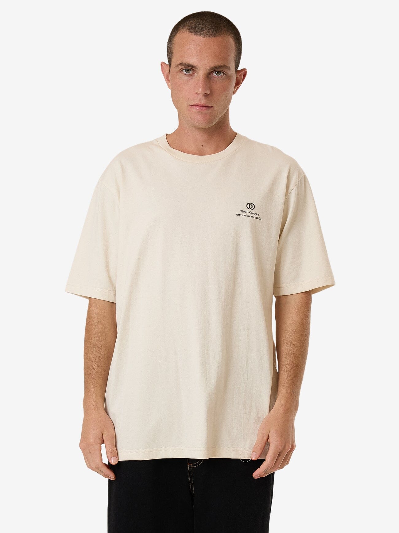 Arts & Industrial Oversize Fit Tee - Unbleached XS