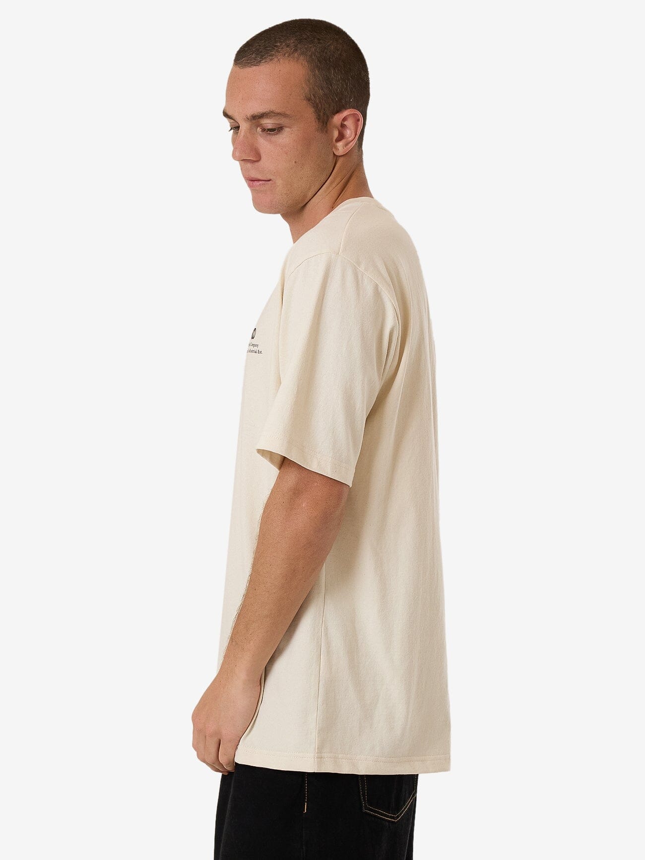 Arts & Industrial Oversize Fit Tee - Unbleached XS