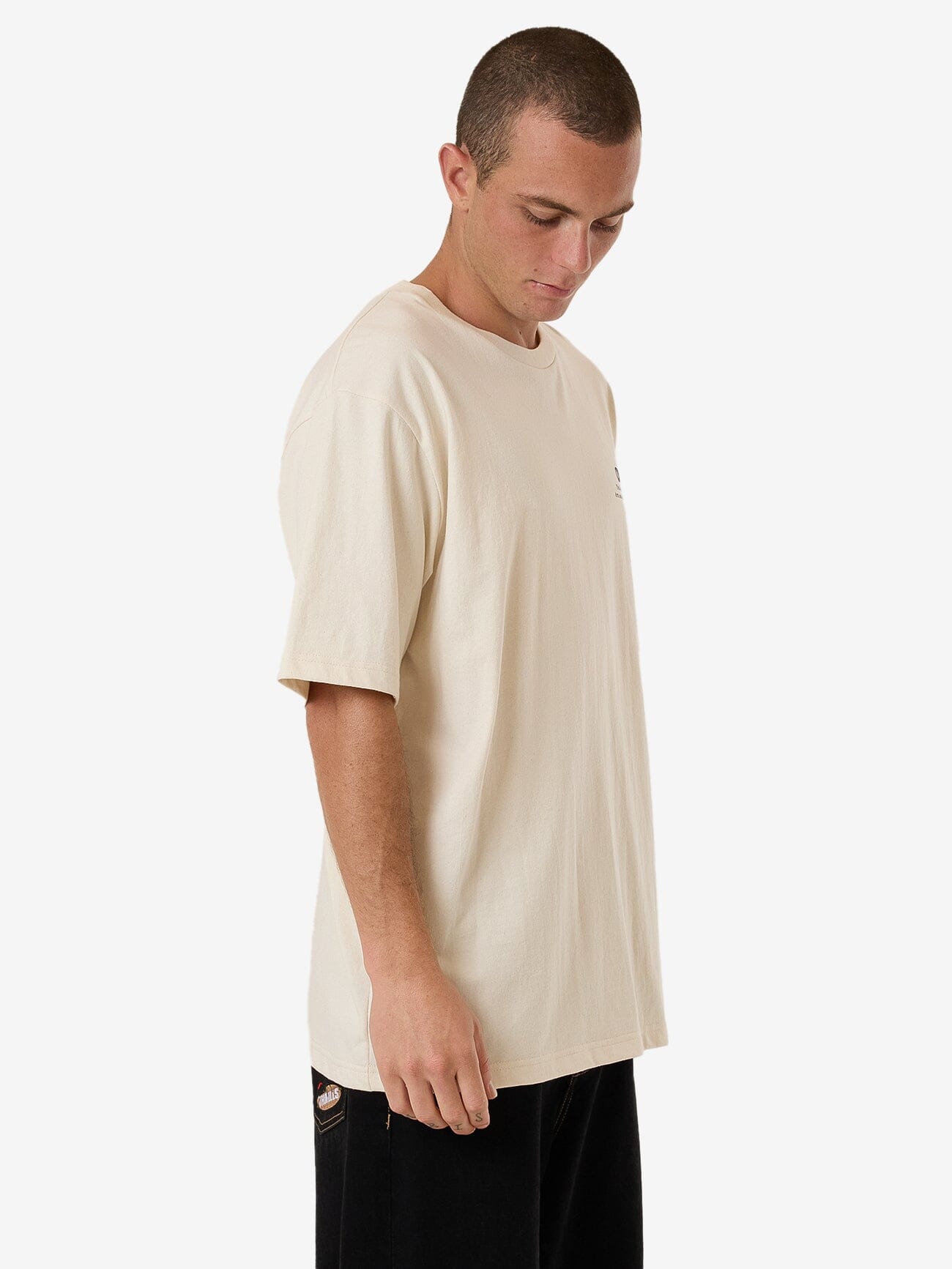 Arts & Industrial Oversize Fit Tee - Unbleached XS
