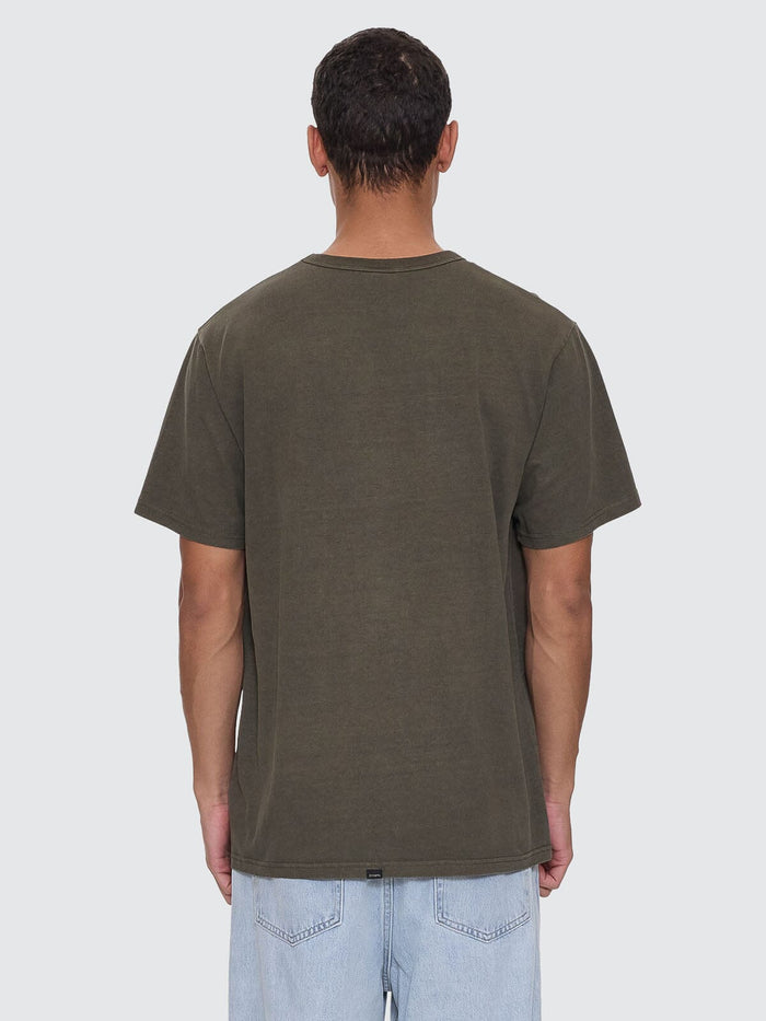 Thrills Workwear Embro Merch Fit Tee - Grape Leaf