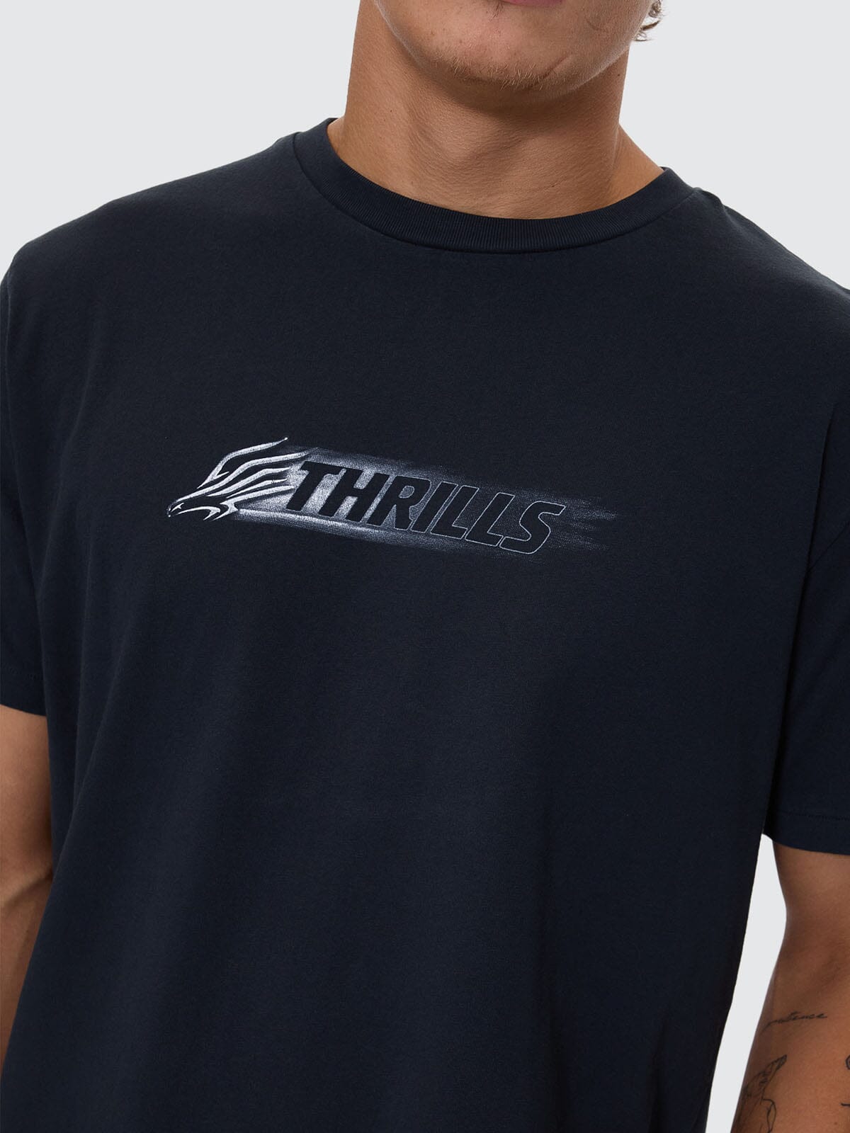 Speed Of Fury Merch Fit Tee - Twilight Black