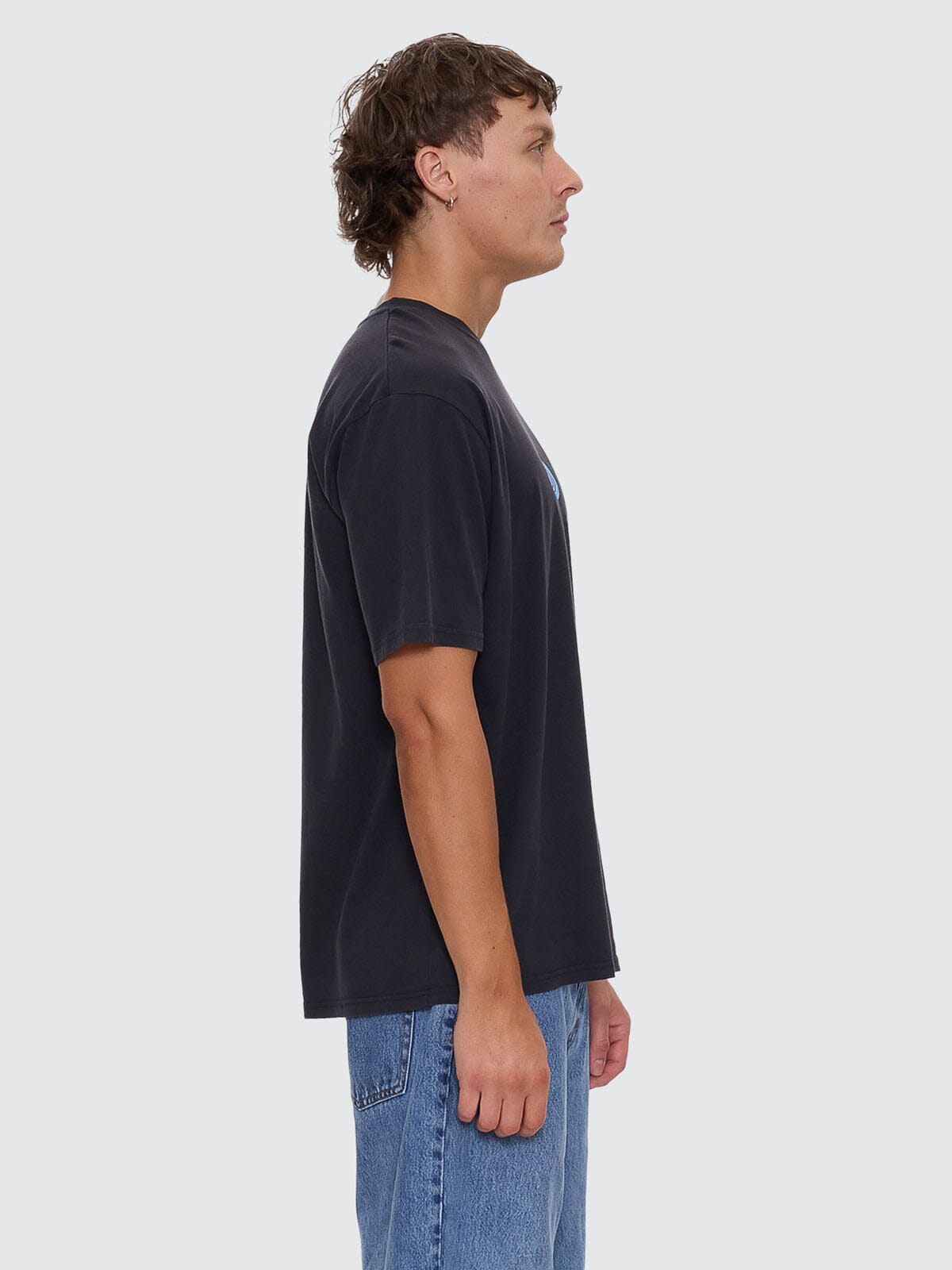 Insomnia Oversize Fit Tee - Washed Black