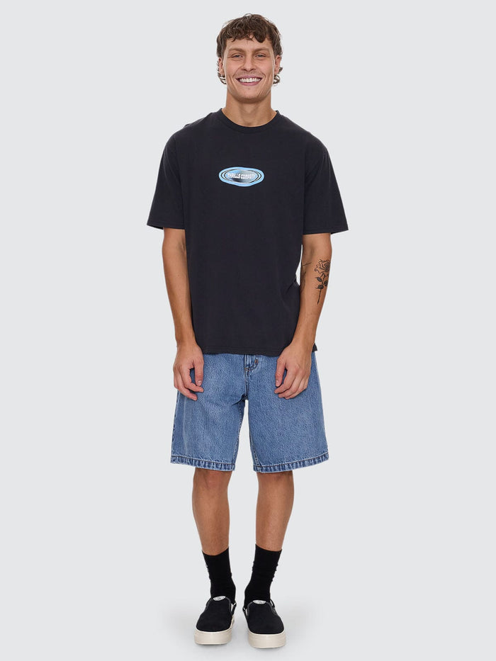 Insomnia Oversize Fit Tee - Washed Black