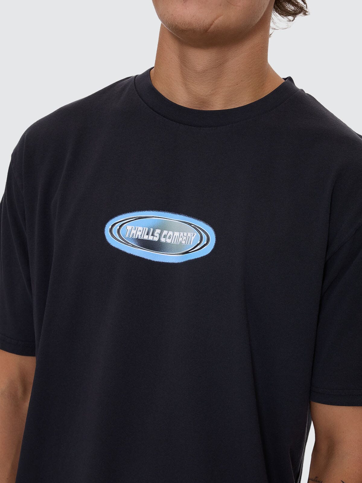 Insomnia Oversize Fit Tee - Washed Black