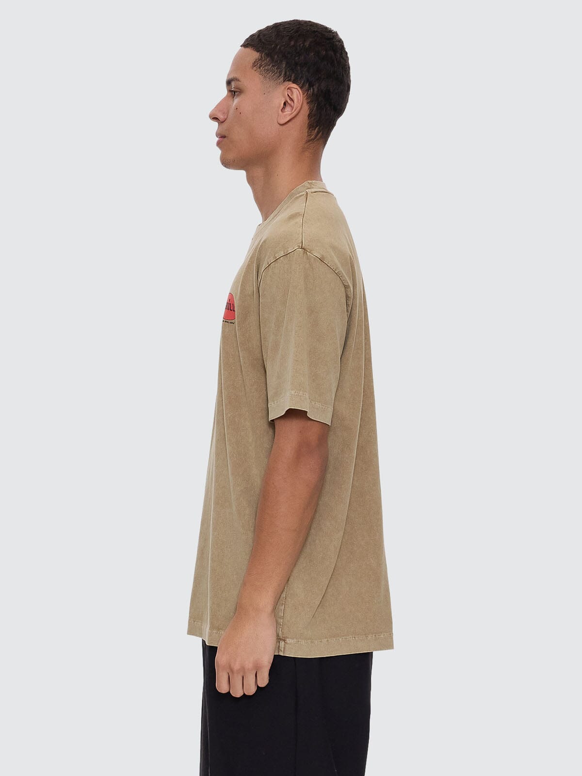 Hard As They Come Oversize Fit Tee - Breen
