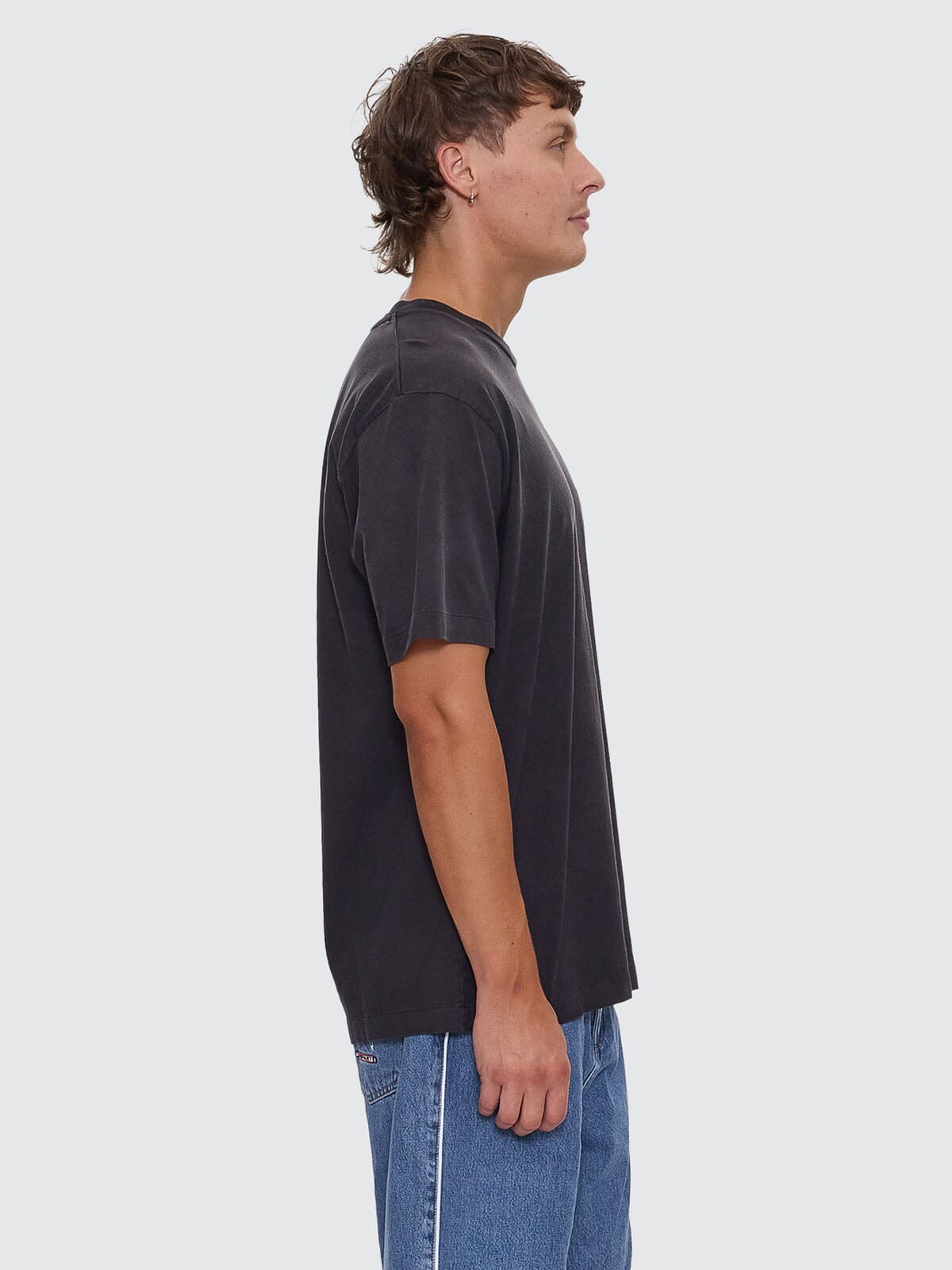 Beyond The Hills Oversize Fit Tee - Black Fade