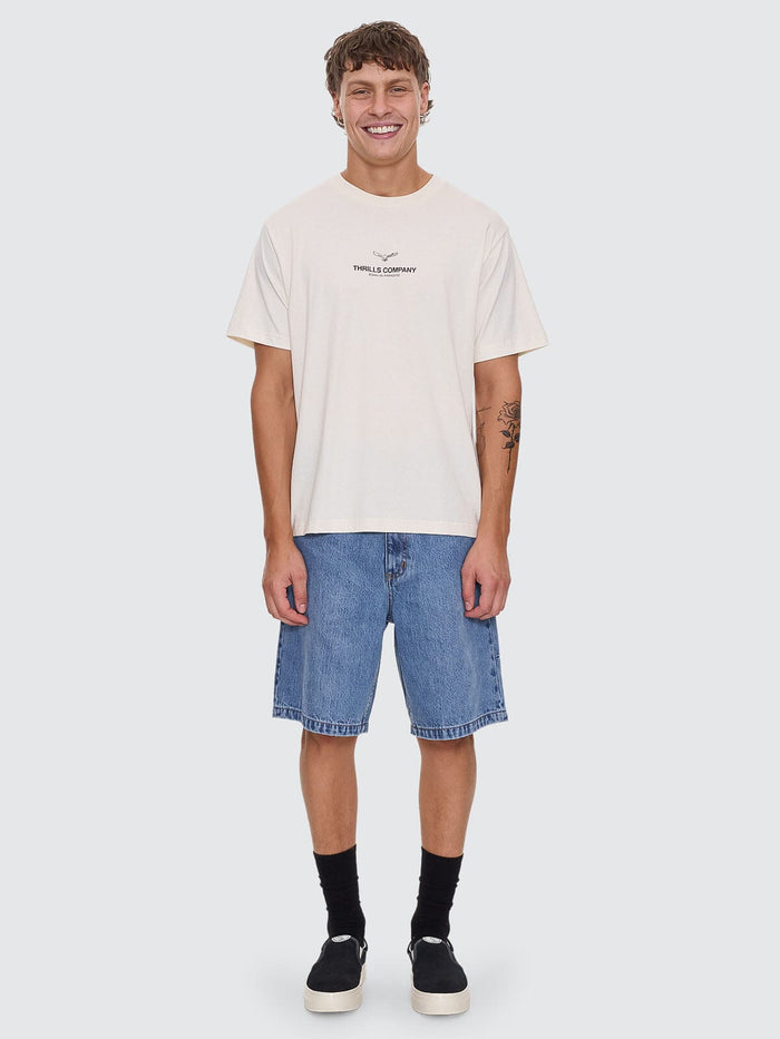 Emblem Merch Fit Tee - Unbleached