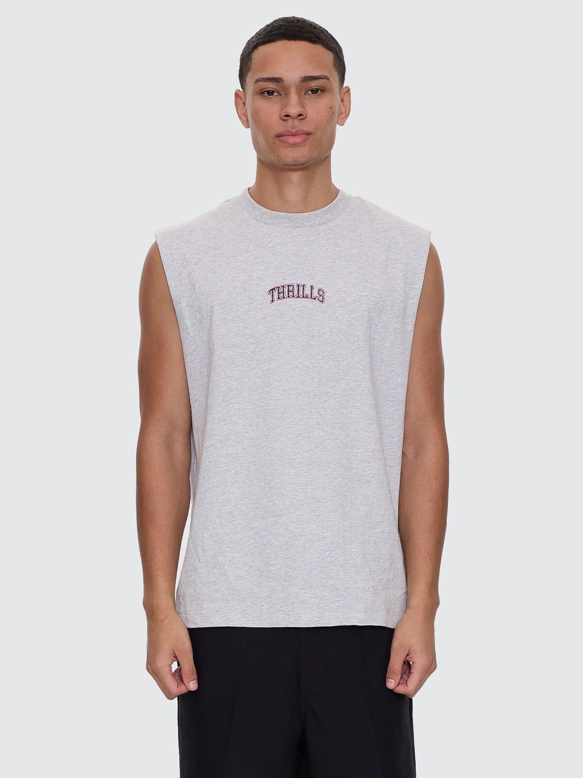 Roosevelt Merch Fit Muscle Tee - Snow Marle