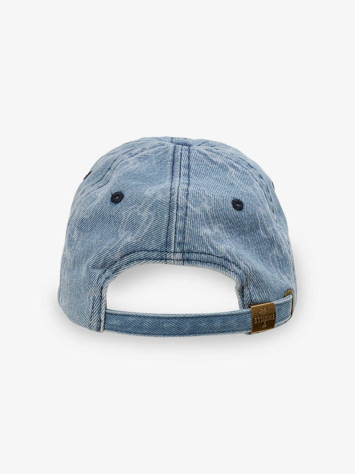 Chain Reaction 6 Panel Cap - Faded Rinse Indigo One Size