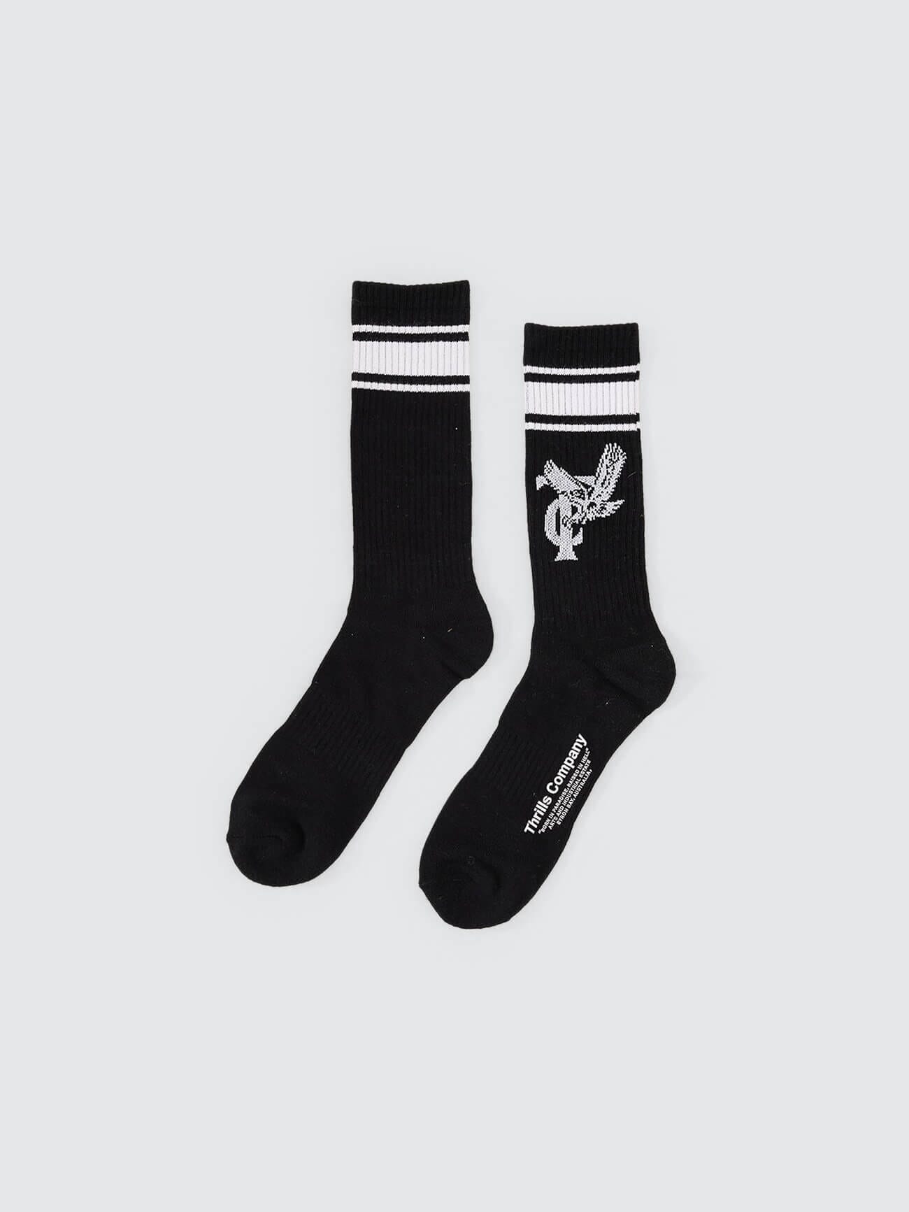 Double Down 3 Pack Sock - Black