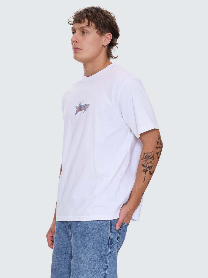 Heavy Static Merch Fit Tee - White XS