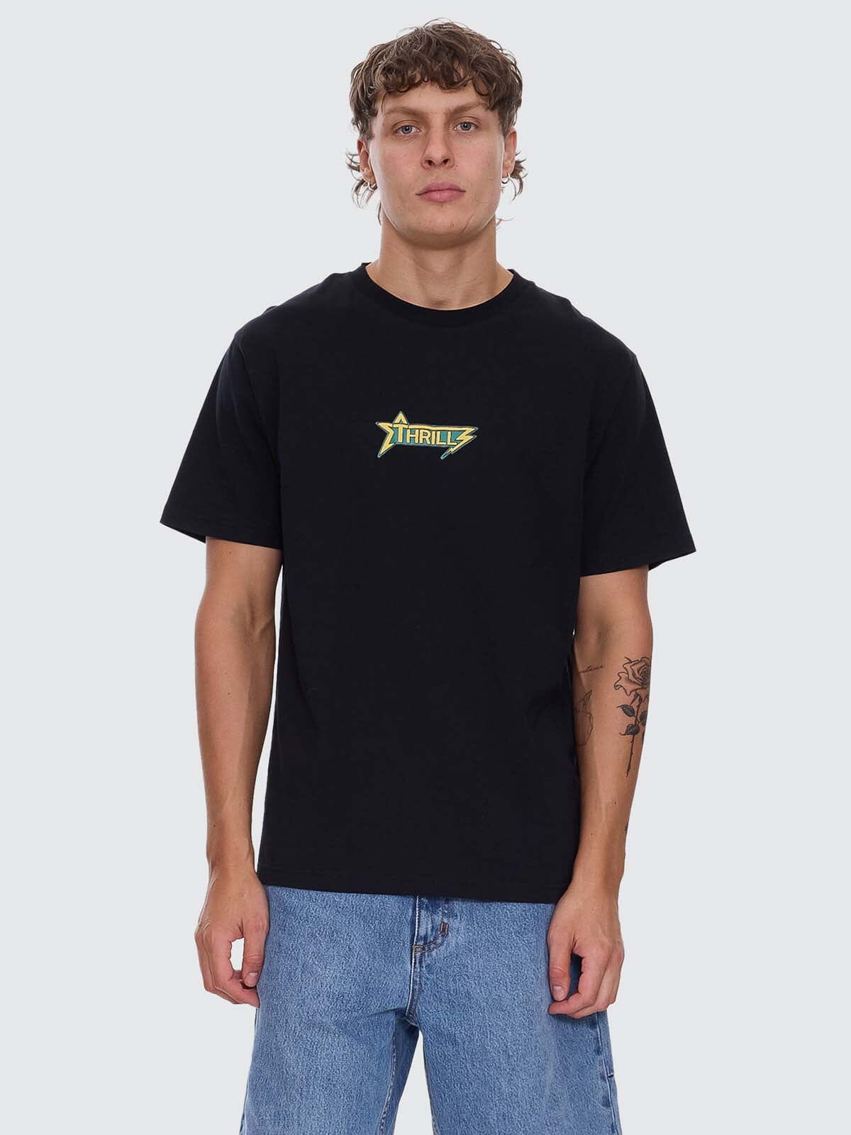 Heavy Static Merch Fit Tee - Black XS