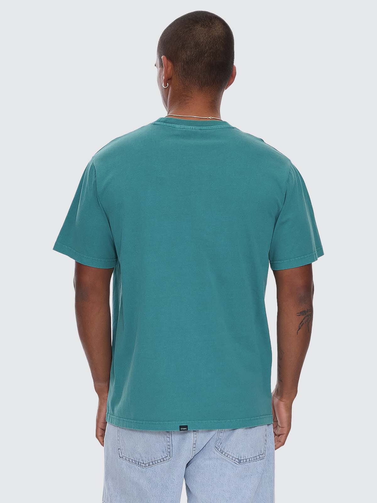 Heavy Static Merch Fit Tee - New Teal XS