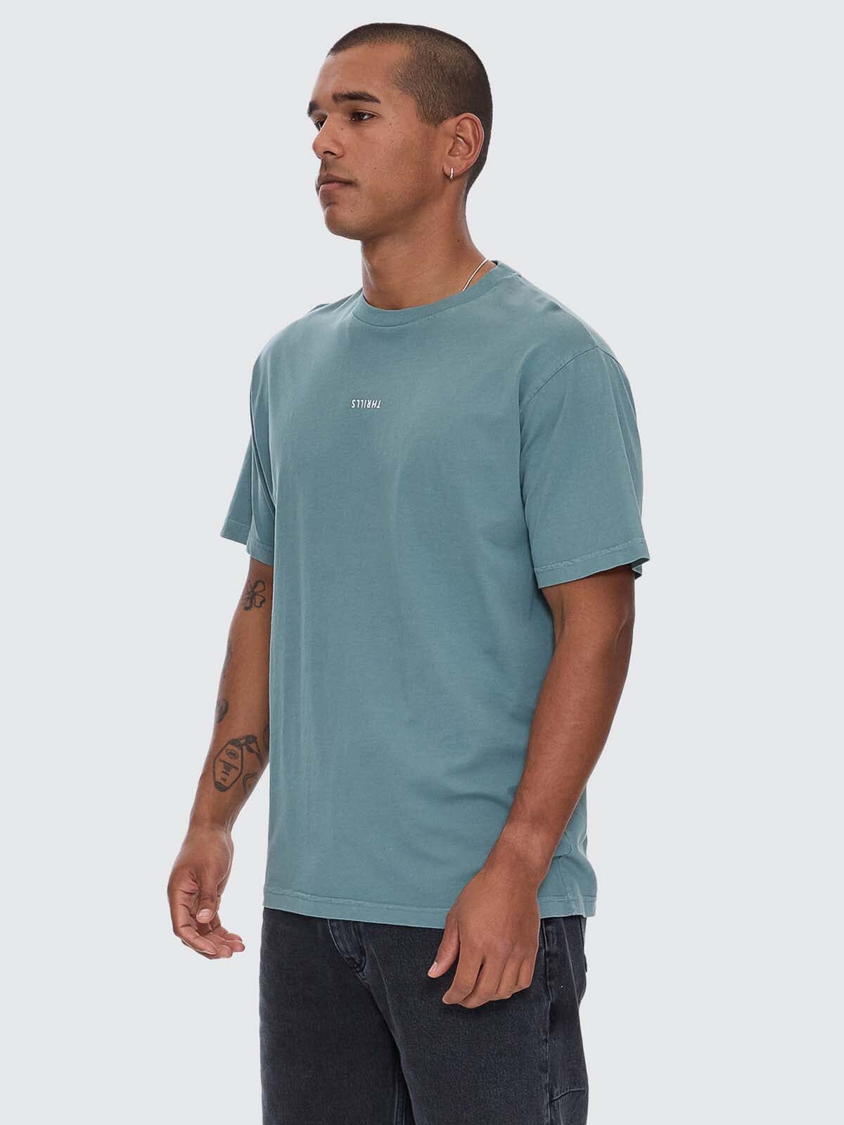 Minimal Thrills Merch Fit Tee - Green Coast XS