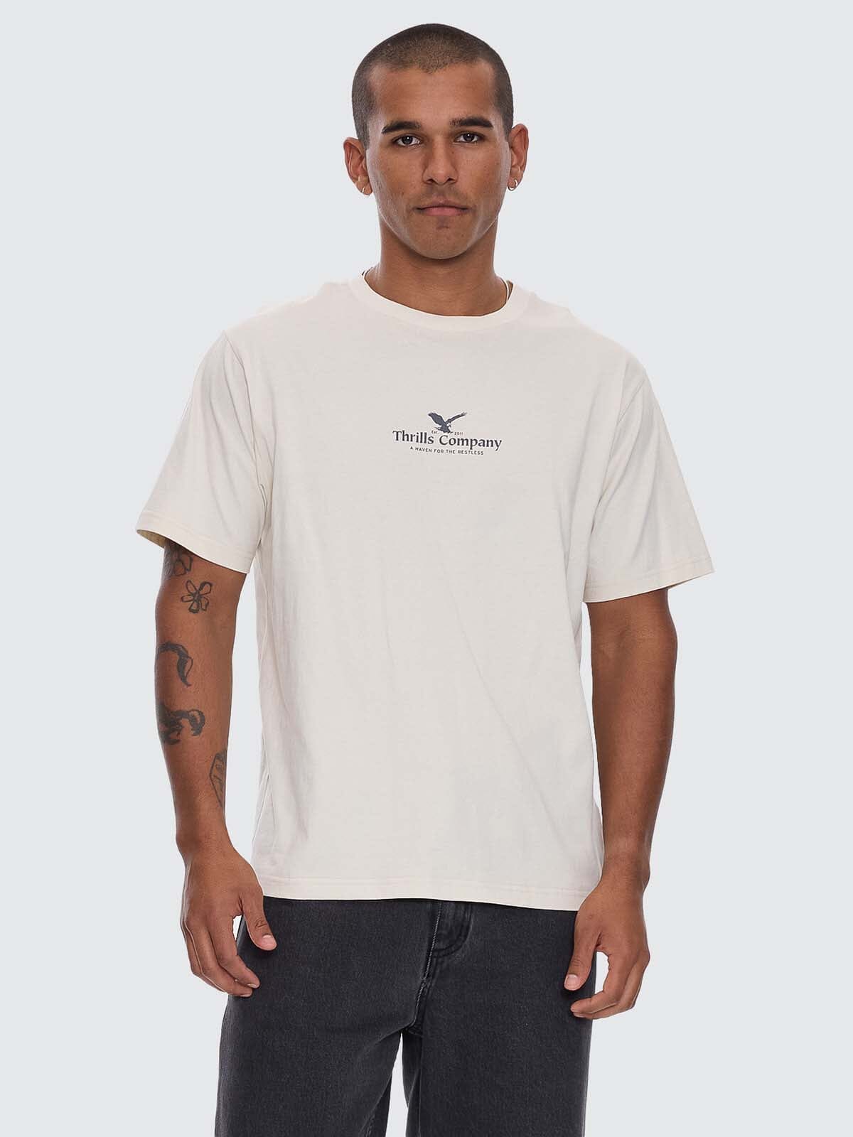 A Haven For The Restless Merch Fit Tee - Heritage White XS