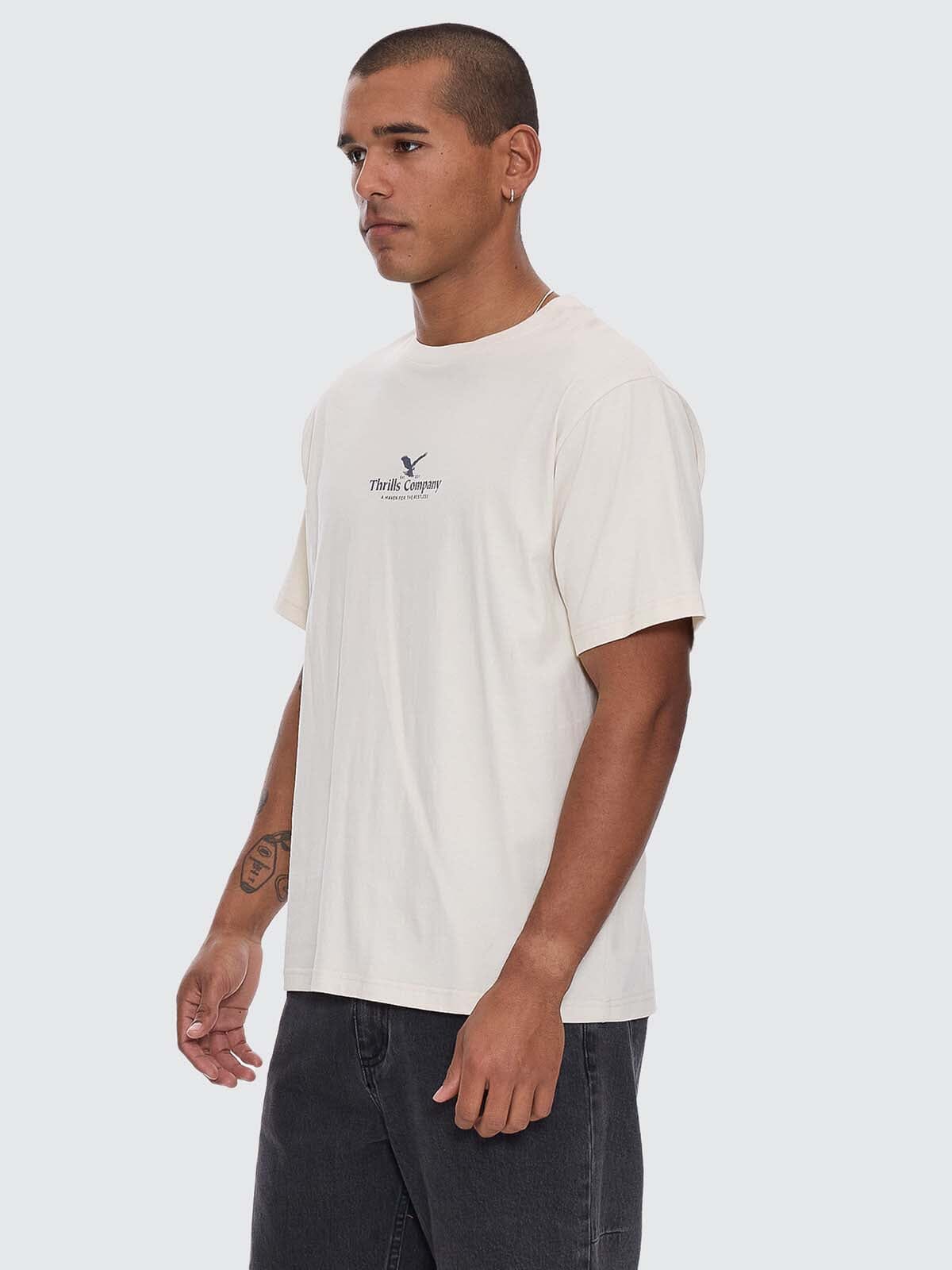 A Haven For The Restless Merch Fit Tee - Heritage White XS