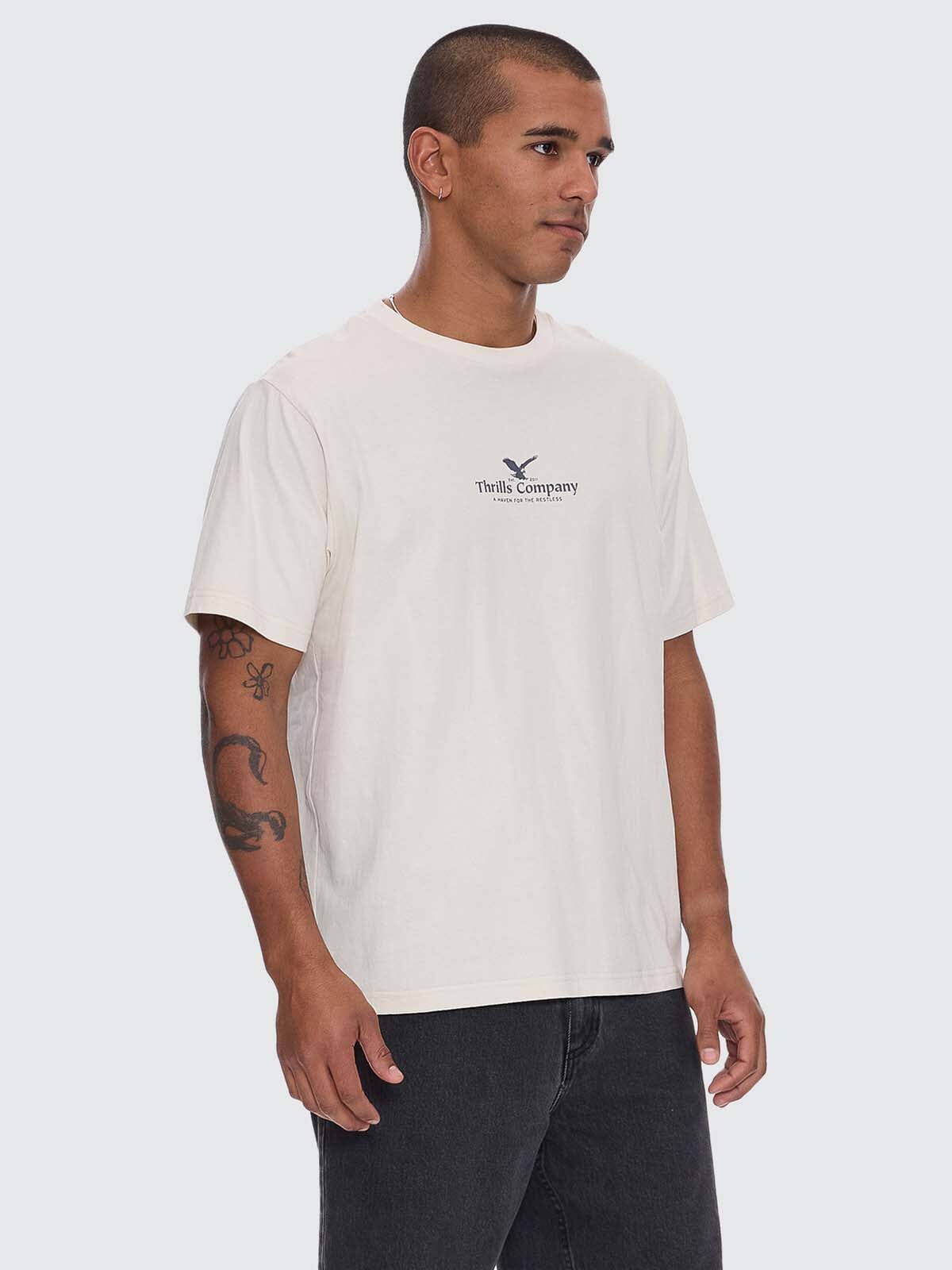 A Haven For The Restless Merch Fit Tee - Heritage White XS