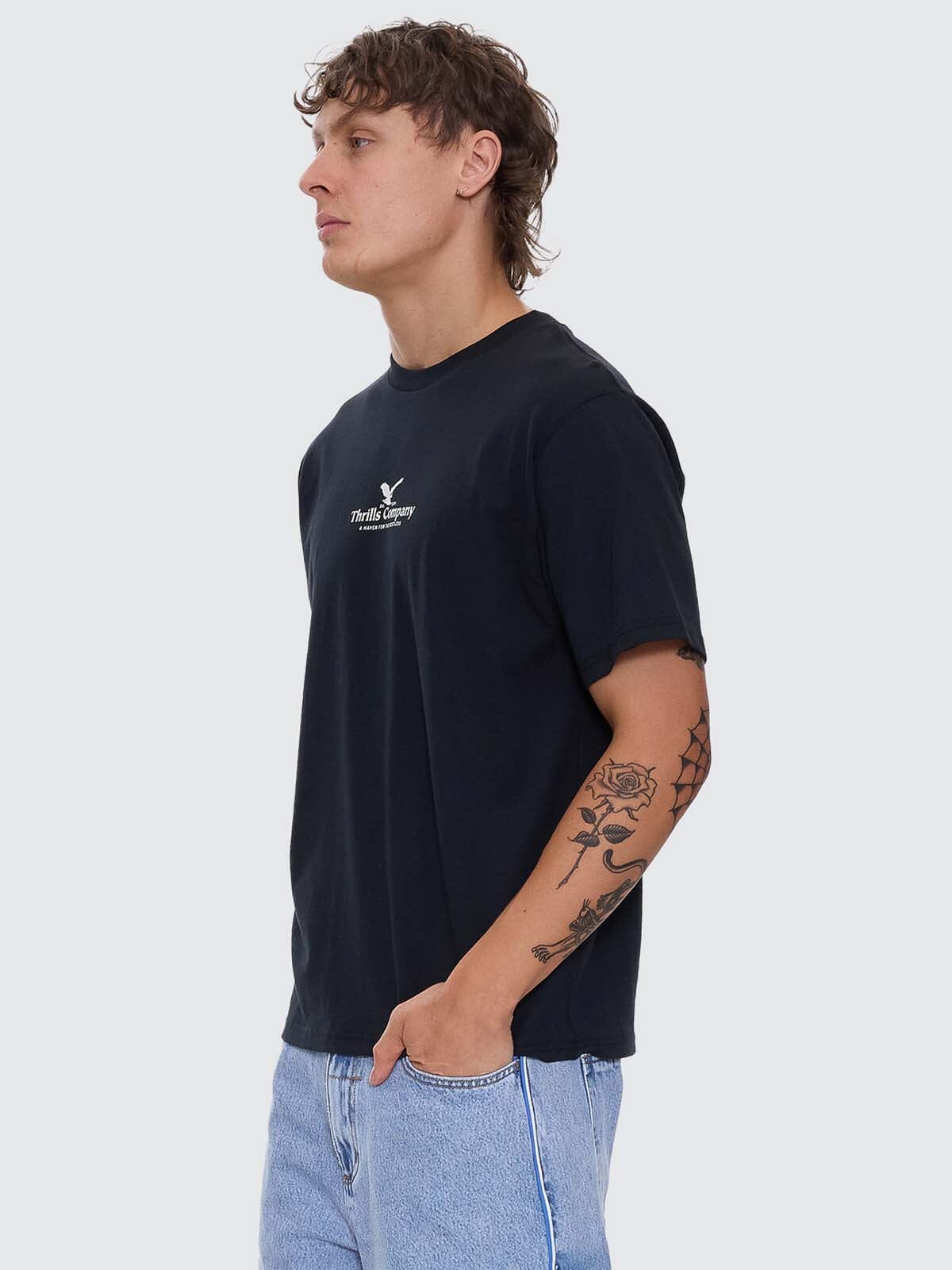 A Haven For The Restless Merch Fit Tee - Washed Black XS