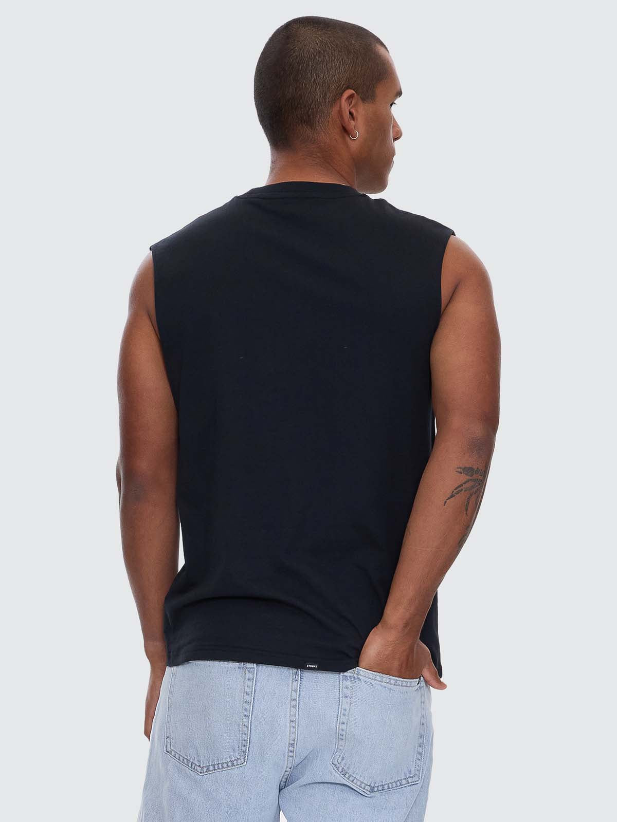 A Haven For The Restless Merch Fit Muscle Tee - Washed Black XS