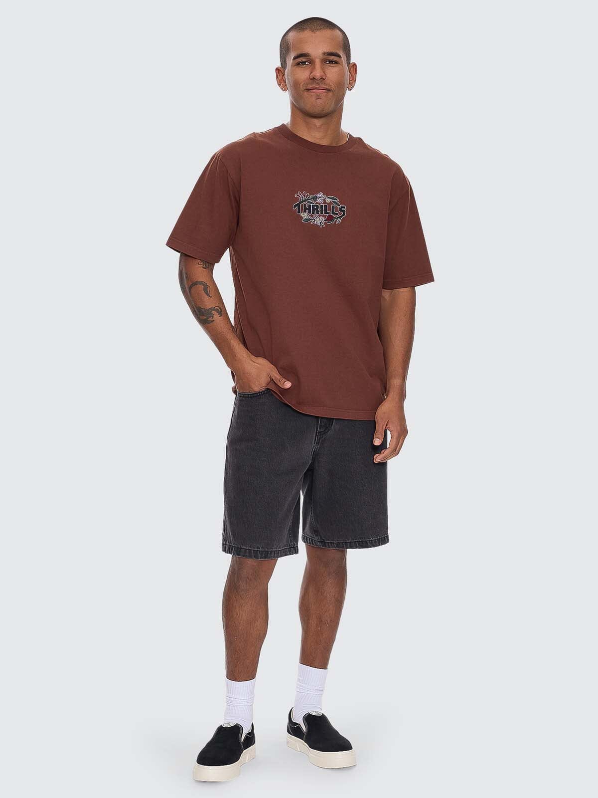 Beauty Around Us Oversize Fit Tee - Acorn XS