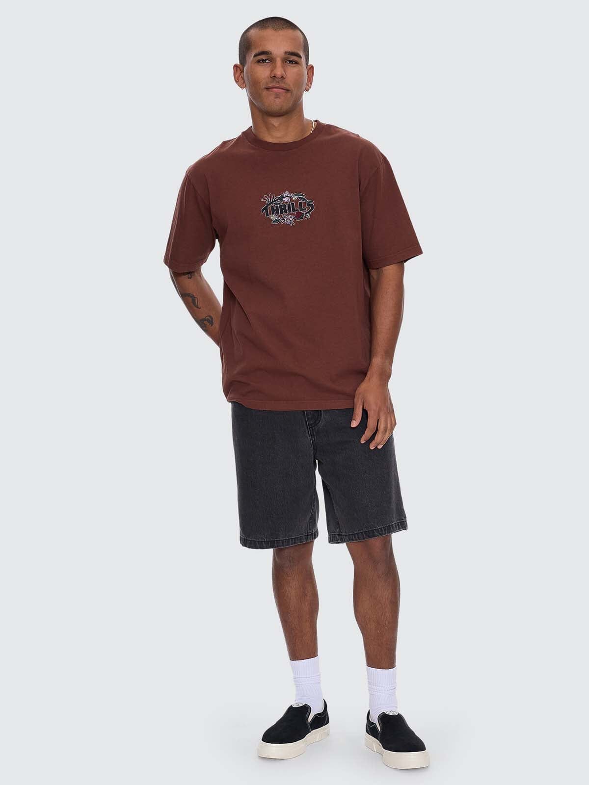 Beauty Around Us Oversize Fit Tee - Acorn XS