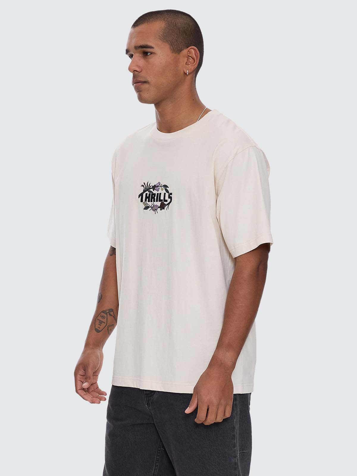 Beauty Around Us Oversize Fit Tee - Unbleached XS