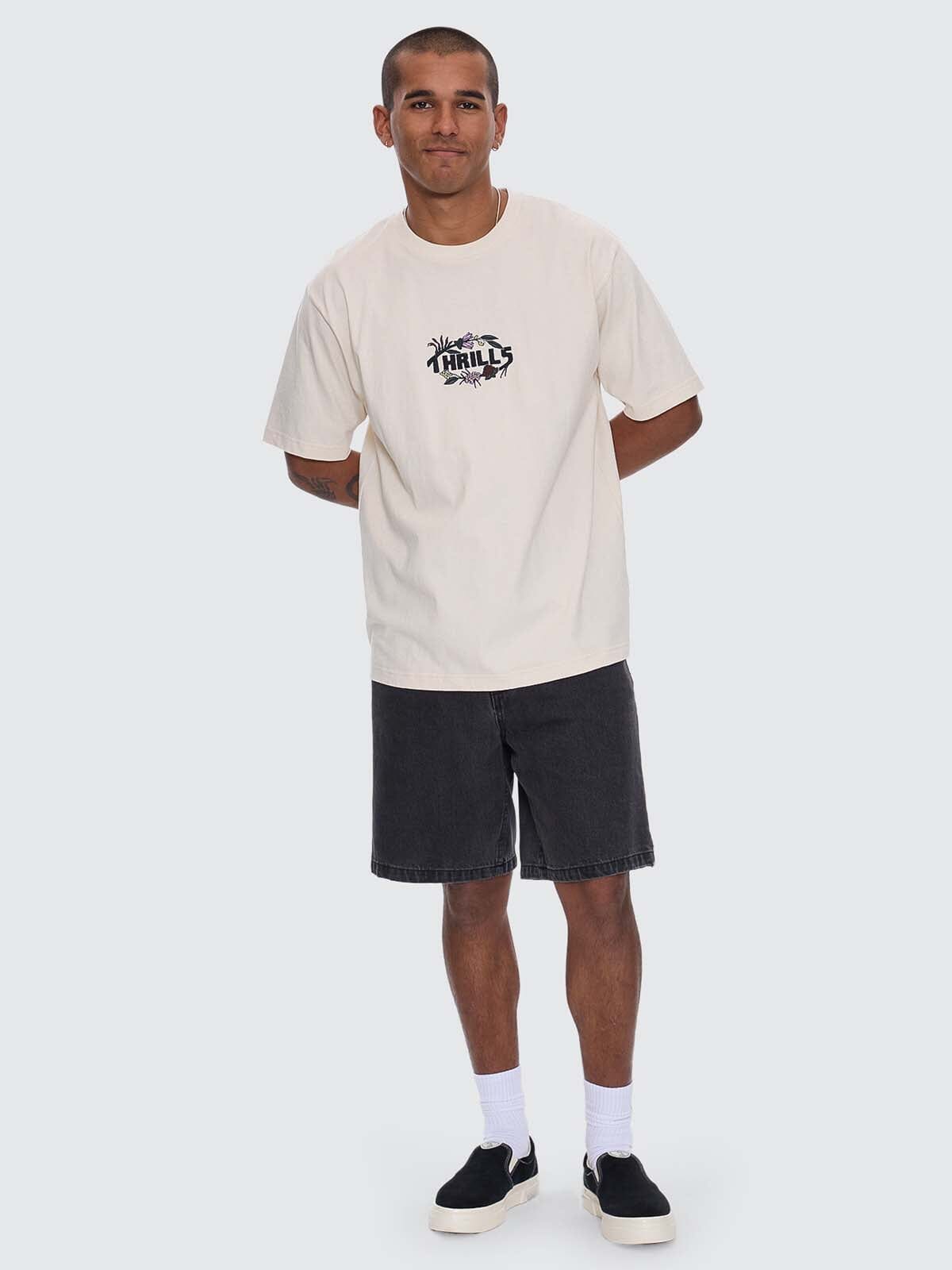 Beauty Around Us Oversize Fit Tee - Unbleached XS