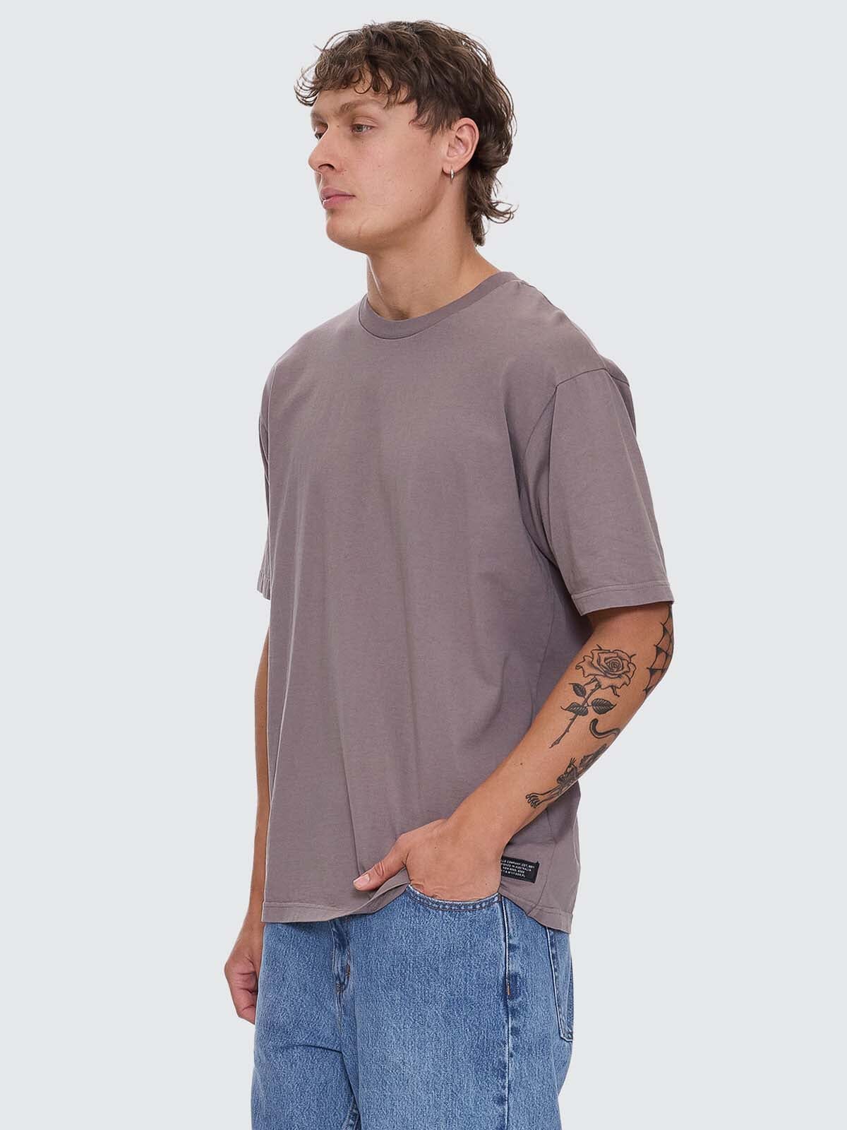 Thrills Military Oversize Fit Tee - Shroom XS