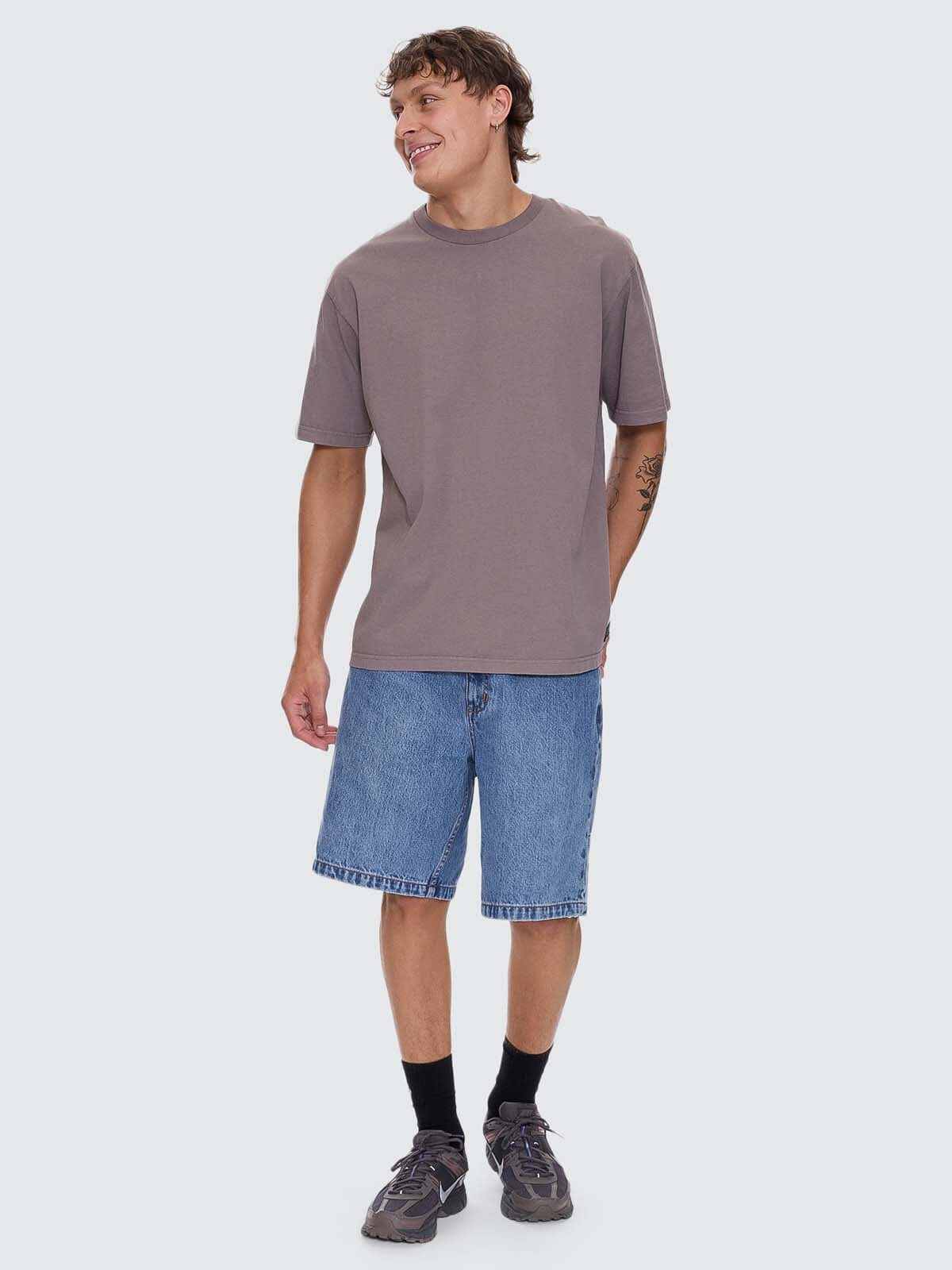 Thrills Military Oversize Fit Tee - Shroom XS