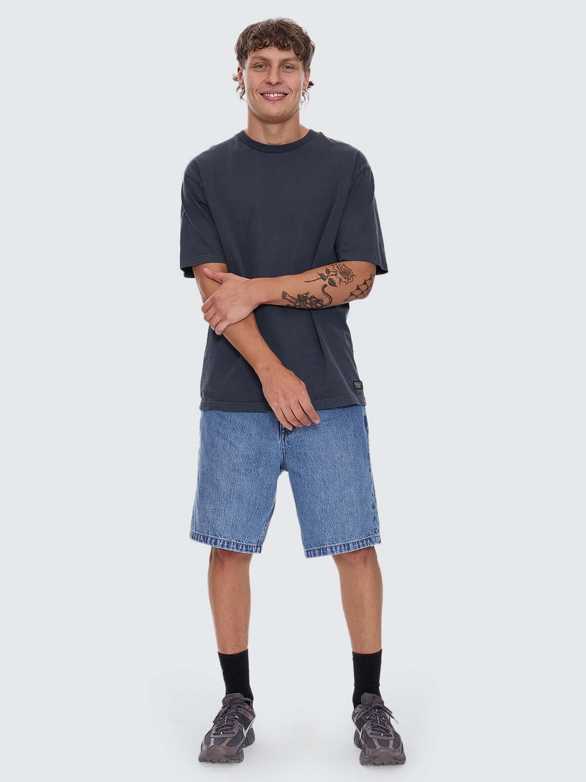 Thrills Military Oversize Fit Tee - Ebony XS