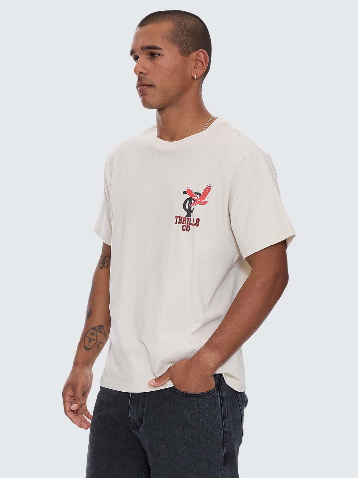 Wonder World Merch Fit Tee - Heritage White XS