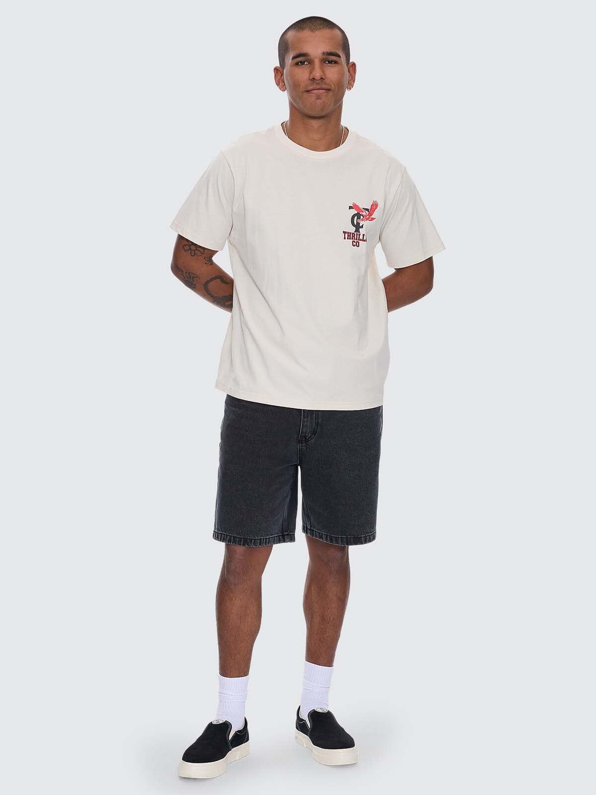Wonder World Merch Fit Tee - Heritage White XS