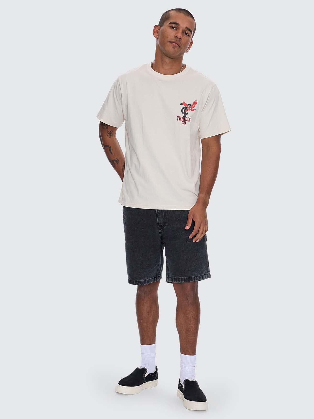 Wonder World Merch Fit Tee - Heritage White XS
