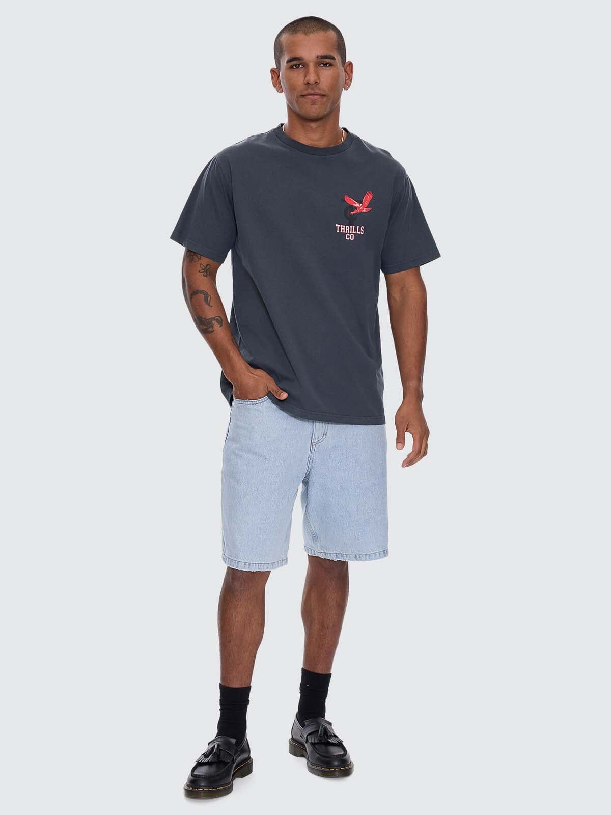 Wonder World Merch Fit Tee - Ebony XS