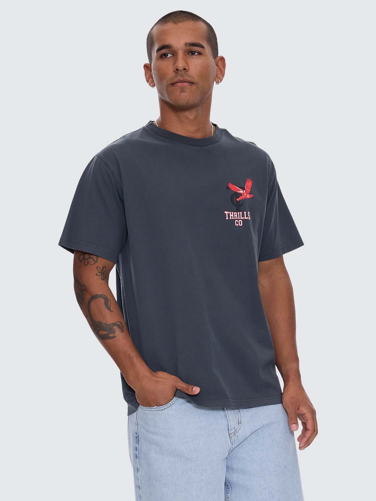 Wonder World Merch Fit Tee - Ebony XS