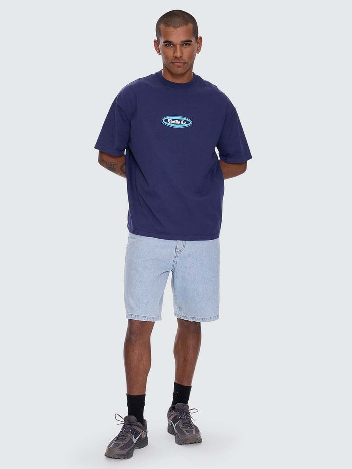 Bueno Bueno Bueno Oversize Fit Tee - Guardian Navy XS