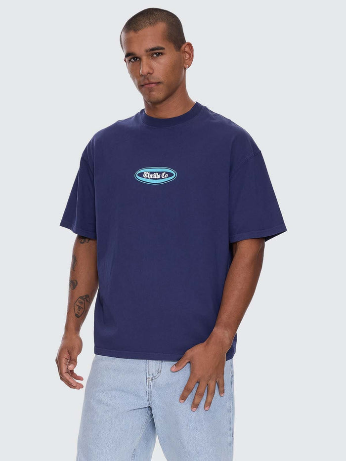 Bueno Bueno Bueno Oversize Fit Tee - Guardian Navy XS