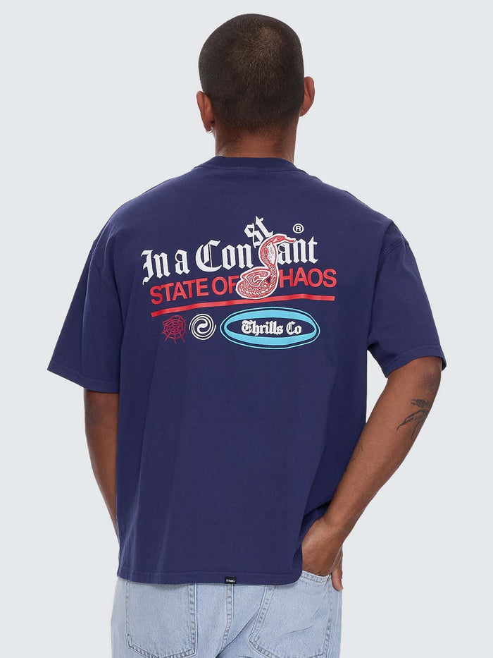 Bueno Bueno Bueno Oversize Fit Tee - Guardian Navy XS