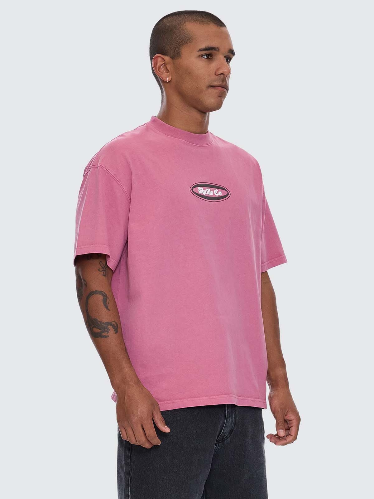 Bueno Bueno Bueno Oversize Fit Tee - Heather Rose XS